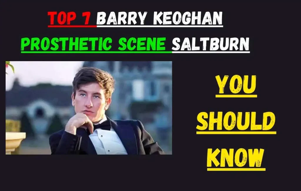 Barry keoghan prosthetic scene saltburn