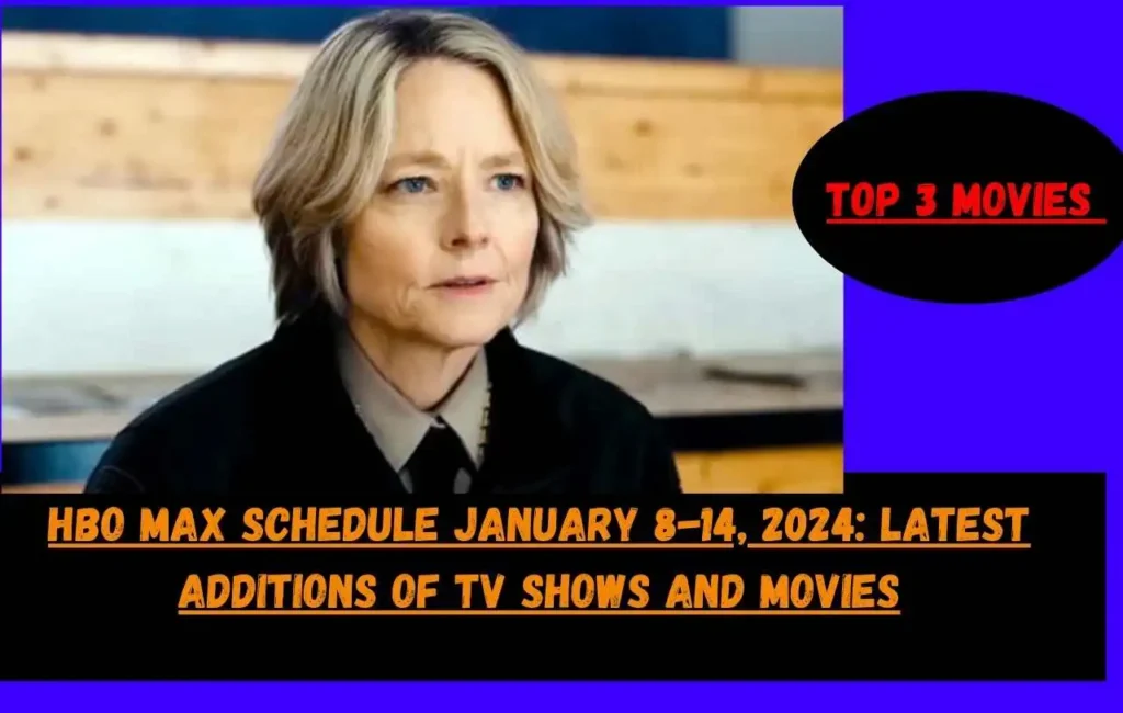 HBO Max Schedule January 814, 2024 Latest Additions of TV Shows and